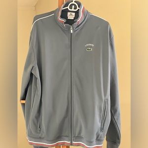 Men’s Lacoste track jacket grey size XL (7)